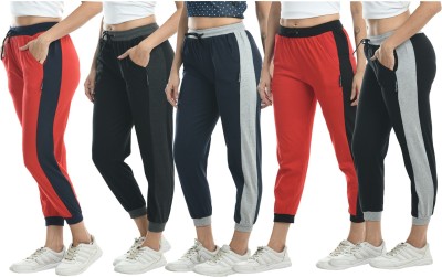 KAVYA Striped Women Multicolor Track Pants