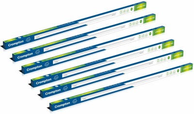 Crompton Laser Ray Neo 20W Straight Linear LED 20 W Tube Light(White, Pack of 6)