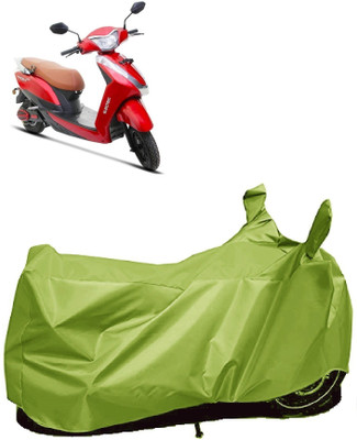 AutoFave Two Wheeler Cover for Ampere(Magnus, Green)