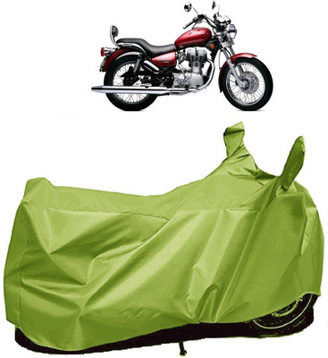 AutoFave Two Wheeler Cover for Royal Enfield(Twin spark, Green)