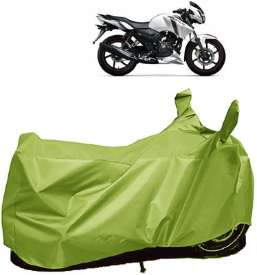 ANTOFY Two Wheeler Cover for TVS(Apache 150, Green)