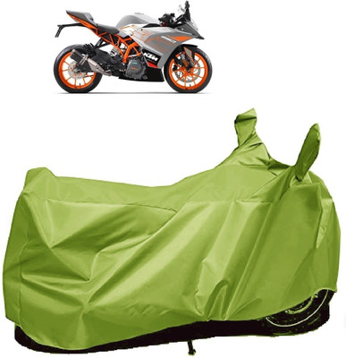 AutoFave Two Wheeler Cover for KTM(RC 390 BS6, Green)