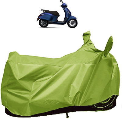 AutoFave Two Wheeler Cover for Bajaj(Fusion, Green)