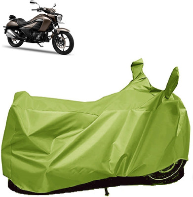 AutoFave Two Wheeler Cover for Suzuki(Intruder, Green)