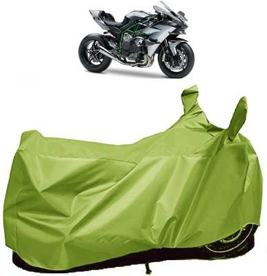 AutoFave Two Wheeler Cover for Kawasaki(Versys 650, Green)