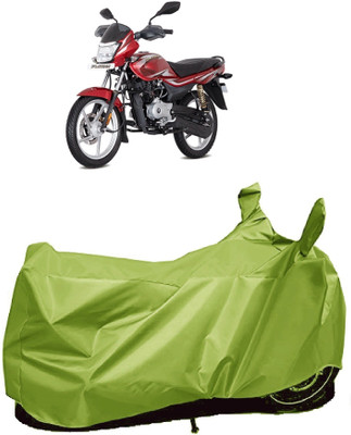 AutoFave Two Wheeler Cover for Bajaj(Platina 100 DTS-i, Green)