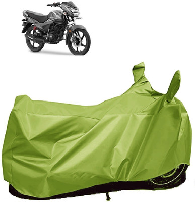 AutoFave Two Wheeler Cover for TVS(Victor GLX, Green)