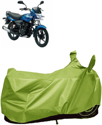 AutoFave Two Wheeler Cover for Bajaj(Platina 125, Green)