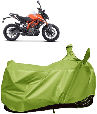 AutoFave Two Wheeler Cover for KTM(125 Duke BS6, Green)