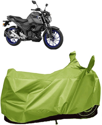 AutoFave Two Wheeler Cover for Yamaha(FZ S V3, Green)