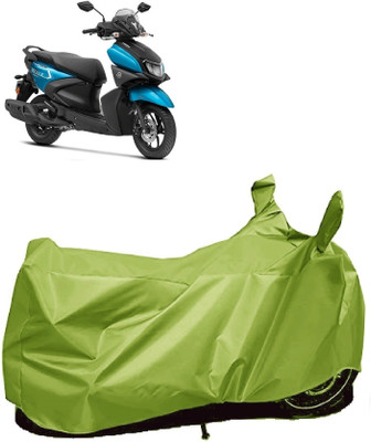 AutoFave Two Wheeler Cover for Yamaha(Ray ZR BS6, Green)