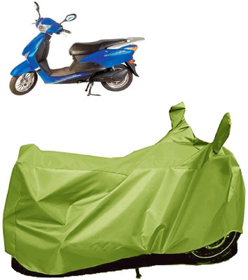 AutoFave Two Wheeler Cover for Avon(E Scoot, Green)