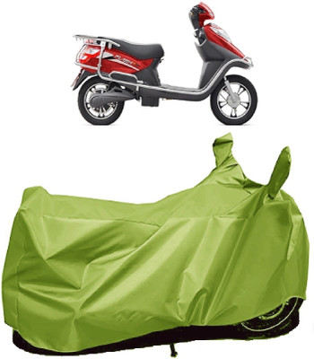 AutoFave Two Wheeler Cover for Hero(Electric Cruz, Green)