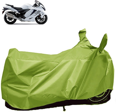 Autoprime Two Wheeler Cover for Suzuki(Hayabusa, Green)