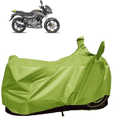 AutoFave Two Wheeler Cover for Bajaj(Pulsar 150, Green)