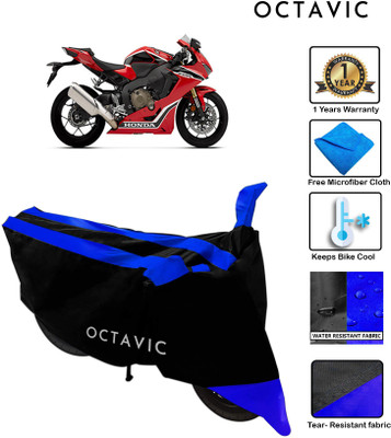 octavic Waterproof Two Wheeler Cover for Honda(CBR 1000RR, Blue)