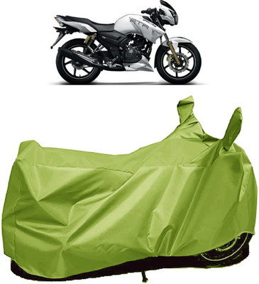 AutoFave Two Wheeler Cover for TVS(Apache RTR 180, Green)