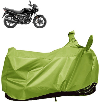 AutoKick Two Wheeler Cover for Honda(Unicorn, Green)
