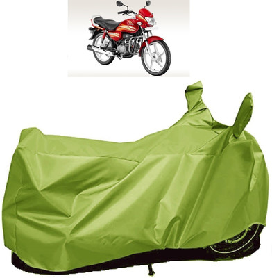 AutoKick Two Wheeler Cover for Hero(MotoCorp HF Deluxe, Green)
