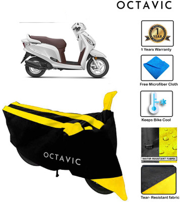 octavic Waterproof Two Wheeler Cover for Honda(Aviator, Yellow)