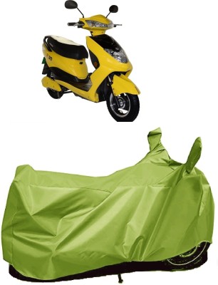 AutoFave Two Wheeler Cover for Okinawa(R30 electric scooter, Green)