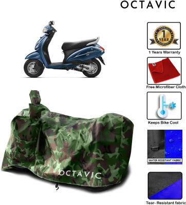 octavic Waterproof Two Wheeler Cover for Honda(Activa 3G, Green)