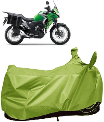 AutoKick Two Wheeler Cover for Kawasaki(Versys X 300, Green)