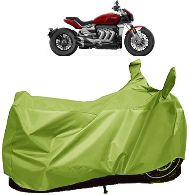 Autoprime Two Wheeler Cover for Triumph(Rocket III, Green)