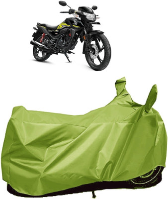 AutoFave Two Wheeler Cover for Honda(SP 125, Green)