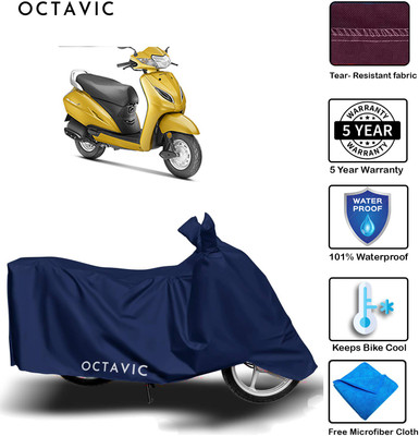 AUTOCAD Waterproof Two Wheeler Cover for Honda(Activa 5G, Blue)
