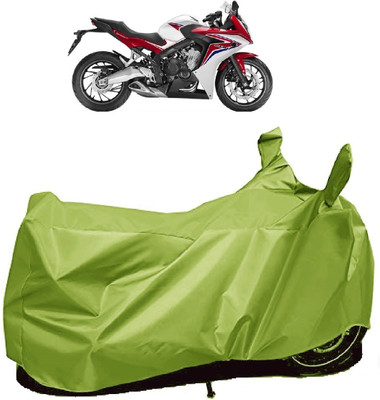 AutoFave Two Wheeler Cover for Honda(CBR 650F, Green)