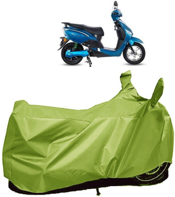 AutoFave Two Wheeler Cover for Hero(Electric Optima Li, Green)