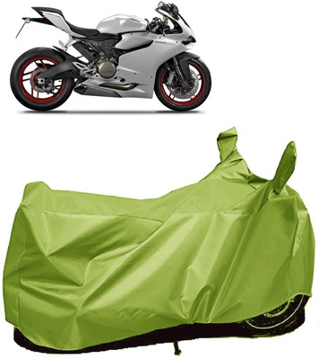 AutoFave Two Wheeler Cover for Ducati(899 Panigale, Green)