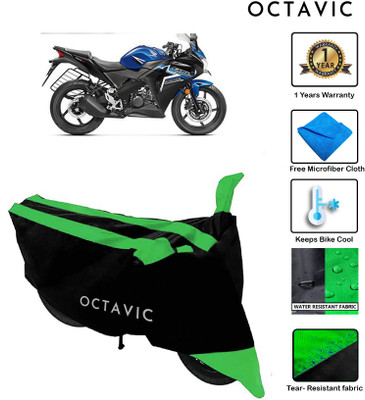 octavic Waterproof Two Wheeler Cover for Honda(CBR 150R, Green)