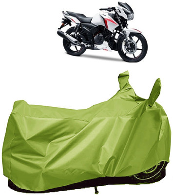 AutoKick Two Wheeler Cover for TVS(Apache, Green)