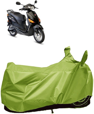 AutoFave Two Wheeler Cover for Hero(Electric Optima DX, Green)