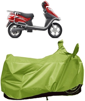 AutoFave Two Wheeler Cover for Hero(Electric Flash BS6, Green)