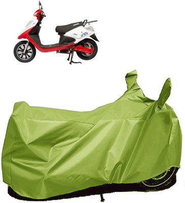 AutoFave Two Wheeler Cover for Ampere(V 48, Green)
