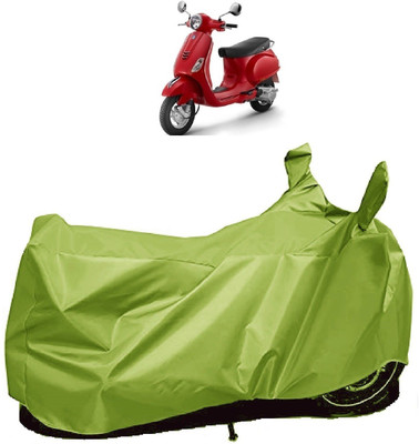AutoFave Two Wheeler Cover for Piaggio(Vespa, Green)