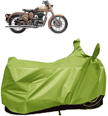 ANTOFY Two Wheeler Cover for Royal Enfield(Classic Desert Storm, Green)