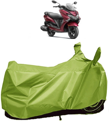 AutoFave Two Wheeler Cover for Suzuki(Burgman Street, Green)
