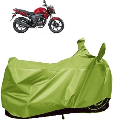 Autoprime Two Wheeler Cover for Honda(CB Trigger, Green)