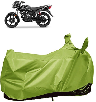 ANTOFY Two Wheeler Cover for TVS(Victor BS6, Green)