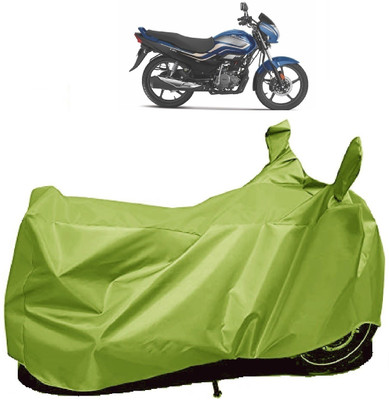 AutoKick Two Wheeler Cover for Hero(Super Splendor, Green)