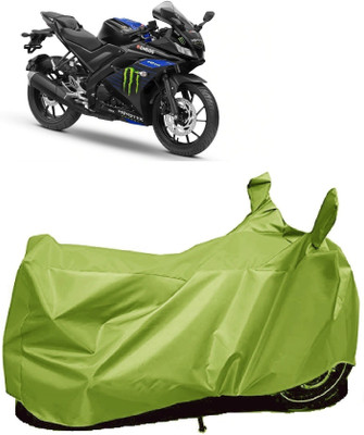 AutoFave Two Wheeler Cover for Yamaha(YZF R15 V3 Moto GP Edition, Green)