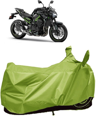 AutoKick Two Wheeler Cover for Kawasaki(Z900 BS6, Green)