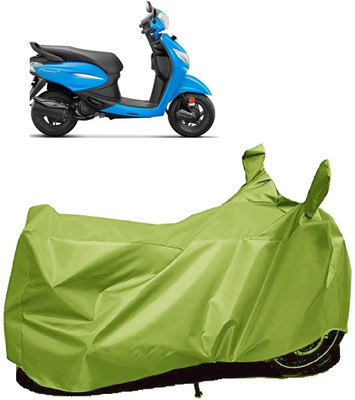 AutoFave Two Wheeler Cover for Hero(Pleasure Plus, Green)