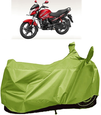 AutoFave Two Wheeler Cover for Hero(Glamour i3s, Green)