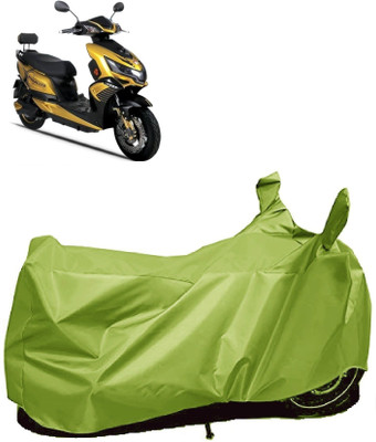 AutoFave Two Wheeler Cover for Okinawa(Praise, Green)