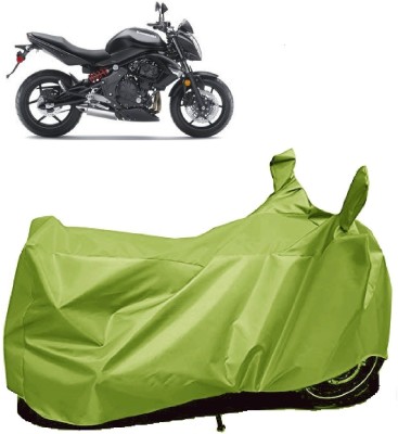 AutoKick Two Wheeler Cover for Kawasaki(ER 6N, Green)